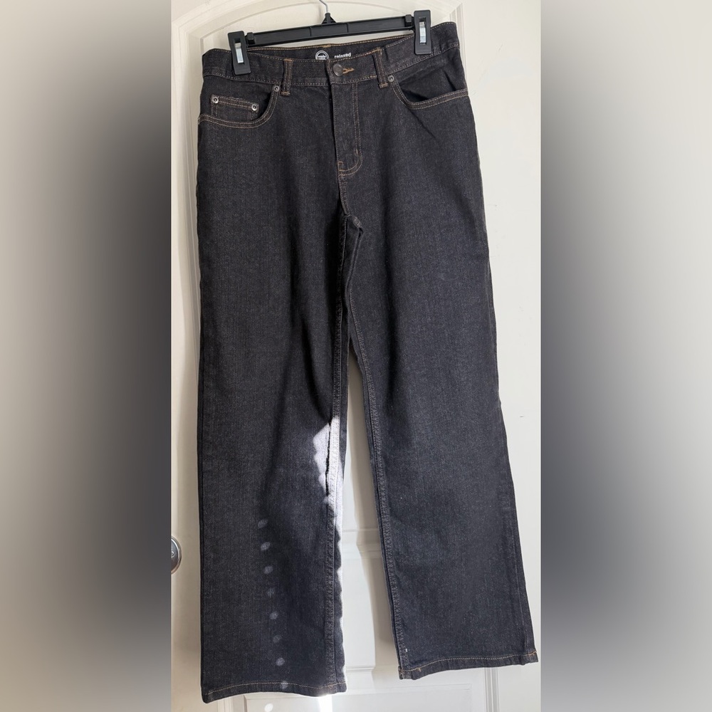 Wonder Nation Charcoal husky Relaxed Jeans sz 14 boys casual school